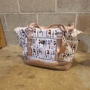 Basically NEW Steve Madden ladie's large carry designer bag w/ handles/ no strap